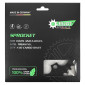 PLATEAU VAE/E-BIKE 4BRA D.104 POUR BOSCH / BROSE / YAMAHA / BAFANG ESJOT 40DTS MONO NOIR ALU 4251516559247