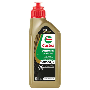 HUILE MOTEUR 4 TEMPS CASTROL POWER 1 ULTIMATE 4T 5W40 (1L) 4008177197055