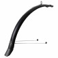 GARDE BOUE CITY/VTC TRINGLES 28'' EUROFENDER LAMPO 58mm NOIR (PAIRE) AVEC FIXATION CLASSIC TRINGLES INOX 8206003582860