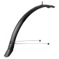 GARDE BOUE CITY/VTC TRINGLES 28'' EUROFENDER LAMPO 58mm NOIR MAT (PAIRE) AVEC FIXATION CLASSIC TRINGLES 8206010582860