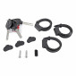 ANTIVOL VELO PLIABLE/PLIANT A CLE SEATYLOCK ELITE 110cm NOIR/ROUGE - HOMOLOGUE FUB 2 ETOILES / ART3 5060967810482