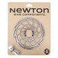 DISQUE DE FREIN VTT 6 TROUS NEWTON BRAKCO COMPATIBLE SHIMANO ET AUTRES 160mm ARGENT POUR VAE / E-BIKE AVEC RENFORT SUPPLEMENTAIRE DE 2mm + 6 VIS 3700948233962