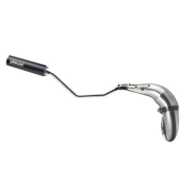 EXHAUST FOR 50cc MOTORBIKE- YASUNI CROSS ML VARNISHED FOR RIEJU 50 MRT PRO (TOP MOUNTING) (BLUE SILENCER) -TUB807TA-D57- 8404008063692