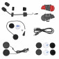 INTERCOM ASMAX OHMI BLUETOOTH 5.4 JUSQU’A 4 UTILISATEURS / 2KM PORTEE PILOTE A PILOTE