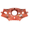 COUVRE GUIDON INFERIEUR ORIGINE PIAGGIO 50-125 VESPA PRIMAVERA ORANGE 889/A -67364700T9-