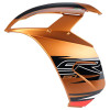 TABLIER AVANT GAUCHE ORIGINE PIAGGIO 50 SR APRILIA 2010>2014 ORANGE CUIVRE -AP8269412-