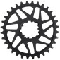 PLATEAU VTT DIRECT MOUNT POUR SRAM SX-NX-GX STRONGLIGHT MONO ALU NOIR 32DTS - EPAISSEUR 3mm 12V. 3700223725250
