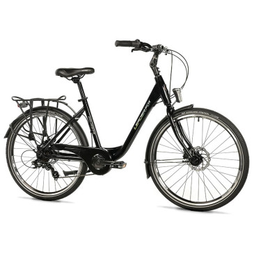 VELO MUSCULAIRE CITY BIKE 26 LEADER FOX DOMESTA 2025 FEMME NOIR 7V CADRE ALU 19 POUCES (TAILLE ADULTE 165 à 173 cm) 8592826103475