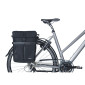 SACOCHE ARRIERE VELO LATERALE SAC BANDOULIERE BASIL MOVE COMMUTER NOIR DROIT/GAUCHE 15L FIXATION MIK STUDS POUR PORTE BAGAGE 8715019184284