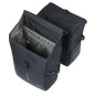 SACOCHE ARRIERE VELO DOUBLE BASIL MOVE 30L NOIR FIXATION CROCHET/RESSORT (30x15x33cm) 8715019184307