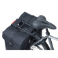 SACOCHE ARRIERE VELO DOUBLE BASIL MOVE 30L NOIR FIXATION CROCHET/RESSORT (30x15x33cm) 8715019184307