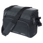 SACOCHE DE CINTRE/GUIDON VELO BASIL SPORT 7-8L NOIR GRAPHITE FIXATION CLIP COMPATIBLE BASIL ET KLICKFIX (28x20x20cm) AVEC PORTE CARTE 8715019184345