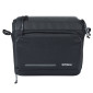 SACOCHE DE CINTRE/GUIDON VELO BASIL SPORT 7-8L NOIR GRAPHITE FIXATION CLIP COMPATIBLE BASIL ET KLICKFIX (28x20x20cm) AVEC PORTE CARTE 8715019184345