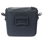 SACOCHE DE CINTRE/GUIDON VELO BASIL SPORT 7-8L NOIR GRAPHITE FIXATION CLIP COMPATIBLE BASIL ET KLICKFIX (28x20x20cm) AVEC PORTE CARTE 8715019184345