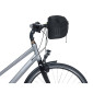 SACOCHE DE CINTRE/GUIDON VELO BASIL SPORT 7-8L NOIR GRAPHITE FIXATION CLIP COMPATIBLE BASIL ET KLICKFIX (28x20x20cm) AVEC PORTE CARTE 8715019184345