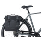 ZZZ SACOCHE ARRIERE VELO DOUBLE BASIL TOUR 28L NOIR (34x14x34cm) FIXATION PORTE BAGAGE FIXATION SYSTEME MIK (COMPATIBLE AVEC 157030 INCLUS) 8715019181931