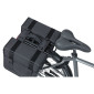 ZZZ SACOCHE ARRIERE VELO DOUBLE BASIL TOUR 28L NOIR (34x14x34cm) FIXATION PORTE BAGAGE FIXATION SYSTEME MIK (COMPATIBLE AVEC 157030 INCLUS) 8715019181931
