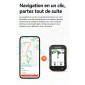 GPS / COMPTEUR iGPSPORT BSC200S AVEC VITESSE, ALTIMETRE, TEMPERATURE COMPATIBLE STRAVA - Options : CAPTEUR CADENCE, VITESSE ET CARDIO 6970817351913