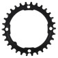 PLATEAU VTT 4BRA D.104 POUR SUNRACE 30DTS MONO NOIR ALU COMPATIBLE AUTRES MARQUES NARROW WIDE 4710944267396