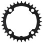 PLATEAU VTT 4BRA D.104 POUR SUNRACE 32DTS TRIPLE MILIEU NOIR ALU COMPATIBLE AUTRES MARQUES NARROW WIDE 4710944267402