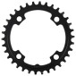 PLATEAU VTT 4BRA D.104 POUR SUNRACE 34DTS MONO NOIR ALU COMPATIBLE AUTRES MARQUES NARROW WIDE 4710944267419
