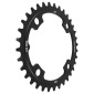 PLATEAU VTT 4BRA D.104 POUR SUNRACE 34DTS MONO NOIR ALU COMPATIBLE AUTRES MARQUES NARROW WIDE 4710944267419