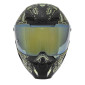 CASQUE INTEGRAL MPH BLADE COBRA DOUBLE ECRANS NOIR MAT/OR S (ECE 22.06)