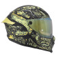 CASQUE INTEGRAL MPH BLADE COBRA DOUBLE ECRANS NOIR MAT/OR S (ECE 22.06)