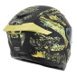 CASQUE INTEGRAL MPH BLADE COBRA DOUBLE ECRANS NOIR MAT/OR S (ECE 22.06)