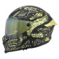 CASQUE INTEGRAL MPH BLADE COBRA DOUBLE ECRANS NOIR MAT/OR M (ECE 22.06)