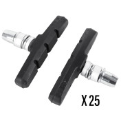 PORTE PATIN FREIN VTT A VIS SYMETRIC FIBRAX 70mm NOIR ECO (1 PAIRE) 5027373995363