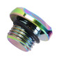 BOUCHON D'HUILE SCOOT VOCA RACING POUR MBK 50 BOOSTER, STUNT, NITRO, OVETTO/YAMAHA 50 BWS, SLIDER, AEROX, NEOS ALU CNC NEO-CHROME (M14x1,50) 3700948308073