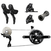 GROUPE ROUTE SHIMANO 105 R 7120 DISQUE NOIR 12V. 172.5 EN 52-36 SANS DISQUE (OFFRE SPECIALE) 3700948309063