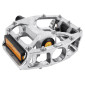 PEDALE BMX NEWTON ALU ARGENT 9/16" ROULEMENT DU (PAIRE SUR CARTE) 3700948072097