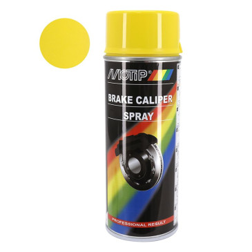 BOMBE DE PEINTURE MOTIP PRO ETRIER FREIN JAUNE AEROSOL 400 ml (04097) 8711347040971