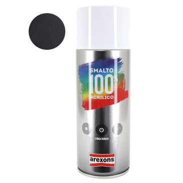 BOMBE DE PEINTURE AREXONS ACRYLIQUE 100 NOIR MAT AEROSOL 400 ml (3652) 8002565036526