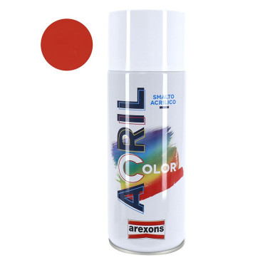 BOMBE DE PEINTURE AREXONS ACRYLIQUE ROUGE FEU RAL 3000 (TM 125/FANTIC 1981) (AEROSOL 400 ml) (3935) 8002565039350