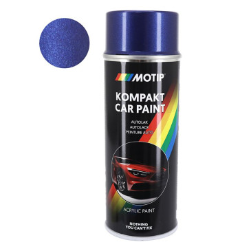 BOMBE DE PEINTURE MOTIP KOMPAKT AUTOLACK ACRYL METAL BLEU FONCE AEROSOL 400 ml (53922) 8711347141432