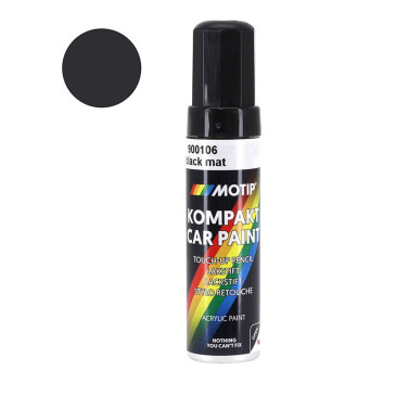 TOUCH'UP PEN - MOTIP - Matt black 12 ml 8711347920037
