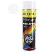 BOMBE DE PEINTURE MOTIP PRO ACRYLIQUE JANTES BLANC BRILLANT AEROSOL 500 ml (04003) 8711347040032