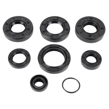 JOINT SPI MOTEUR 50 A BOITE ADAPTABLE MINARELLI 50 AM6/APRILIA 50 RS, RX/BETA 50 RR/MBK 50 X-LIMIT, X-POWER/RIEJU 50 RR, SMX, RS1, SPIKE/YAMAHA 50 DTR, TZR (8 PIECES) -SELECTION P2R- 7421082009317