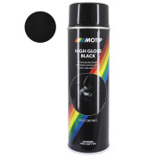 SPRAY-PAINT CAN MOTIP PRO ACRYLIC GLOSS BLACK spray 500ml (04005) 8711347040056