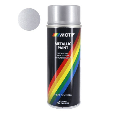 BOMBE DE PEINTURE MOTIP PRO METAL ARGENT AEROSOL 400ml (04046) 8711347040469