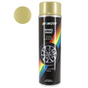 BOMBE DE PEINTURE MOTIP PRO ACRYLIQUE JANTES OR AEROSOL 500 ml (04008) 8711347040087