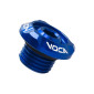 BOUCHON D'HUILE SCOOT VOCA RACING POUR MBK 50 BOOSTER, STUNT, NITRO, OVETTO/YAMAHA 50 BWS, SLIDER, AEROX, NEOS ALU CNC BLEU (M14x1,50) 3700948308103