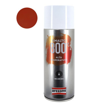 BOMBE DE PEINTURE AREXONS PRO HAUTE TEMPERATURE 800°C ROUGE AEROSOL 400 ml (3436) 8002565034362