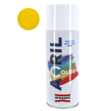BOMBE DE PEINTURE AREXONS ACRYLIQUE JAUNE TRAFIC RAL 1023 (SUZUKI) (AEROSOL 400 ml) (3977) 8002565039770
