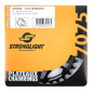 PLATEAU VTT 4BRA D. POUR SHIMANO FC-M6100/M6120/M6130/FC-M7100/M7120/M7130/FC-M8100/M8120/M8130 STRONGLIGHT DOUBLE 28DTS NON FILETE - EPAISSEUR 3mm 12V. 3700223725175