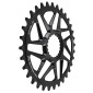 PLATEAU VTT DIRECT MOUNT POUR SHIMANO FC-M6100/M6120/M6130/FC-M7100/M7120/M7130/FC-M8100/M8120/M8130 STRONGLIGHT MONO ALU NOIR 32DTS - EPAISSEUR 3mm 12V. 3700223723065