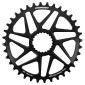 PLATEAU VTT DIRECT MOUNT POUR SHIMANO FC-M6100/M6120/M6130/FC-M7100/M7120/M7130/FC-M8100/M8120/M8130 STRONGLIGHT MONO ALU NOIR 36DTS - EPAISSEUR 3mm 12V. 3700223725182